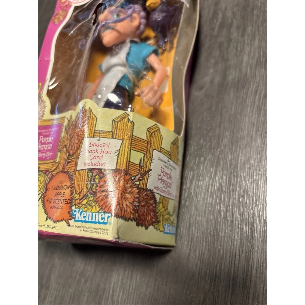Kenner Purple Pieman & Berry Bird c. 1982  Strawberry Shortcake Friendly Foe MIB